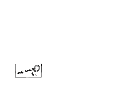Toyota 41201-39755 Final Gear Kit,  Differential,  Rear