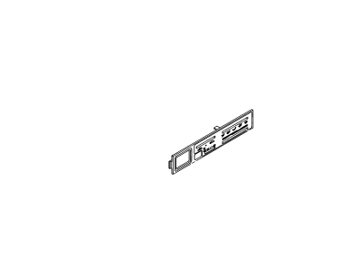 55519-89160 Toyota Plate, Heater Control Name Illustration 1 of 1