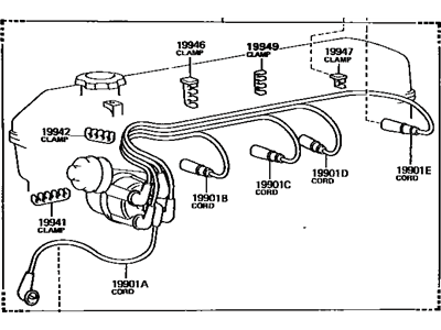 Toyota 4Runner Spark Plug Wire - 90919-21450