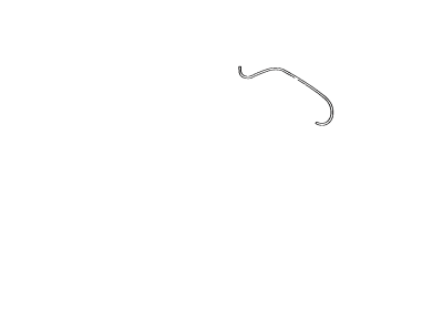 Toyota 90447-08037 Hose,  Front Differential Vacuum,  NO.1