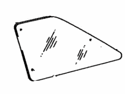 Toyota 62711-89118 Moveable Glass