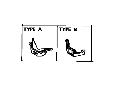 Toyota 75547-89107 Lower Molding Clip, Driver Side