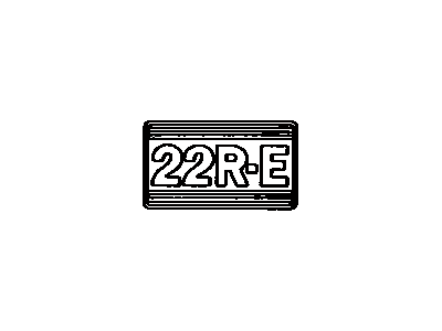 Toyota 11291-65010 Label