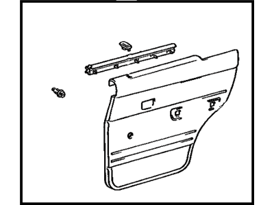 Toyota 67640-35170-B0 Trim Panel