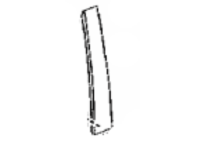 Toyota 75076-42080 Moulding Sub-Assy,  Rear Door,  Outside LH