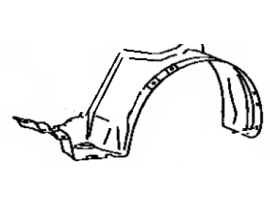 Toyota Celica Wheelhouse - 53876-20200