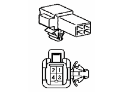 Toyota 90980-11399 Housing, Connector Male