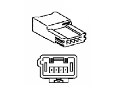 Toyota 90980-12732 Housing, Connector Male
