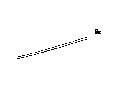 Toyota 68281-60010 Weatherstrip