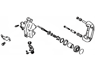 Toyota MR2 Brake Caliper - 47730-17130