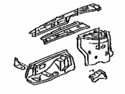 Toyota 53701-02032 Apron Assembly