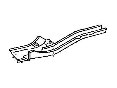Toyota 57601-42030 Member Sub-Assy,  Rear Floor Side,  Front RH