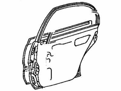 Toyota 67003-02040 Door Shell, Passenger Side