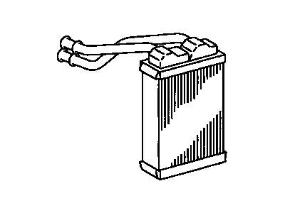 Toyota 87107-02041 Unit Sub-Assembly, Heater Radiator