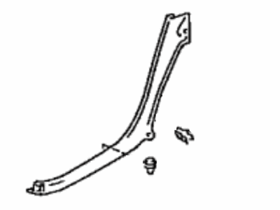 Toyota 67917-02010-B0 Lower Quarter Trim