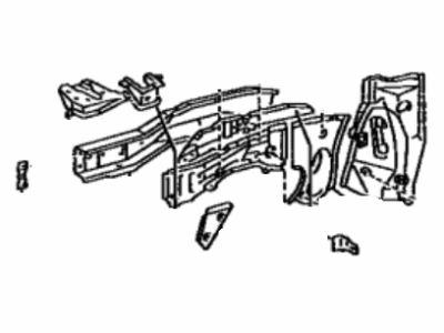 Toyota 57102-02030 Member Sub-Assembly, Front Side, Driver Side