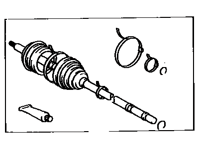 Toyota 43460-09051 Shaft Assy,  Front Drive Outboard Joint,  RH