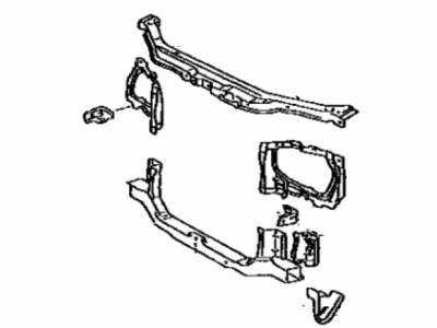 Toyota Corolla Radiator Support - 53201-01050