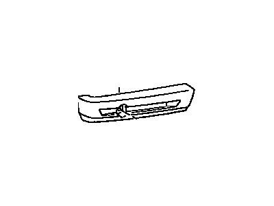 Toyota 52615-02020 Absorber, Rear Bumper Energy, Passenger Side