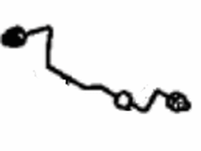 Toyota 47326-04120 Tube,  Rear Brake,  NO.6