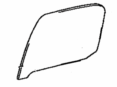 Toyota 68104-04050 Glass Sub-Assy,  Rear Door,  LH