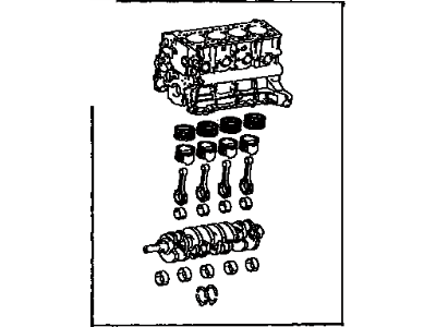 Toyota 11400-75081 Short Block