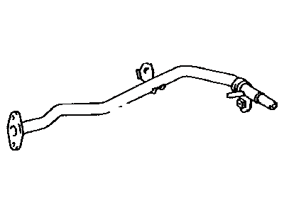 Toyota 16268-75020 Pipe,  Water By-Pass,  NO.1