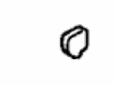 Toyota 71639-04010-B2 Cover,  Rear Seat Cushion Hinge,  LH