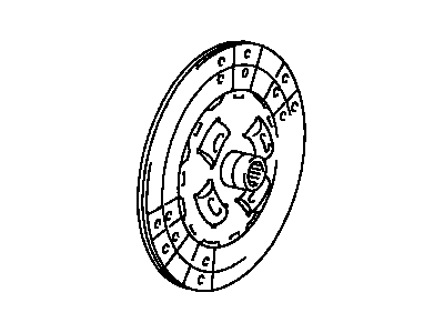 Toyota 4Runner Clutch Disc - 31250-35381-84