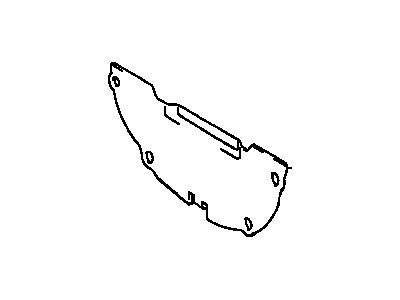 Toyota 11361-0C010 Cover,  Flywheel Housing Under