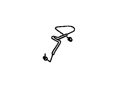 Toyota 47324-04110 Tube,  Rear Brake,  NO.4