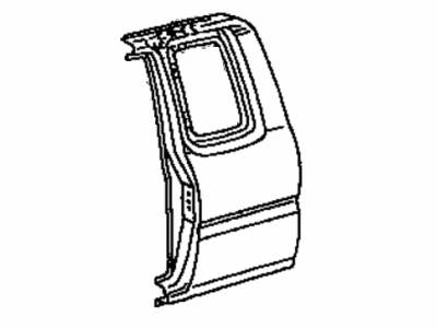 Toyota 61612-04010 Panel,  Quarter,  LH
