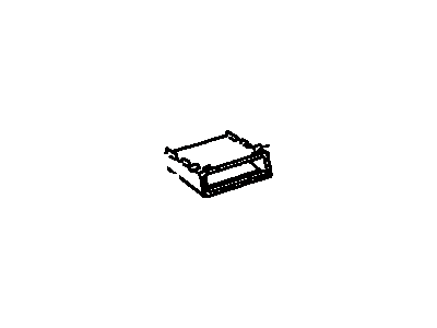 Toyota 55520-04020 Cover,  Stereo Opening