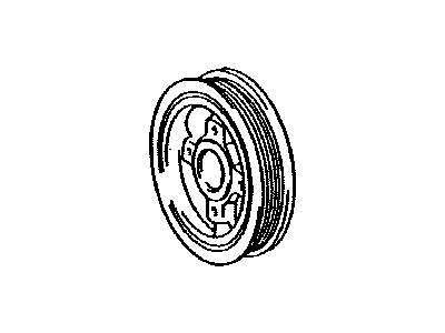 Toyota 13408-75020 Pulley,  Crankshaft
