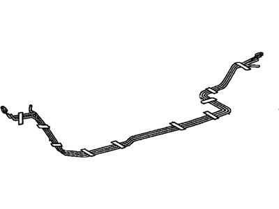 Toyota 77255-04090 Tube,  Fuel Return