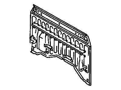 Toyota 64101-04060 Panel,  Back