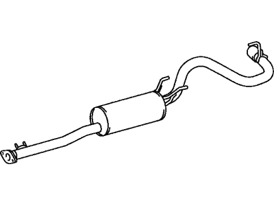 Toyota 17430-07071 Pipe Assy,  Exhaust,  Tail