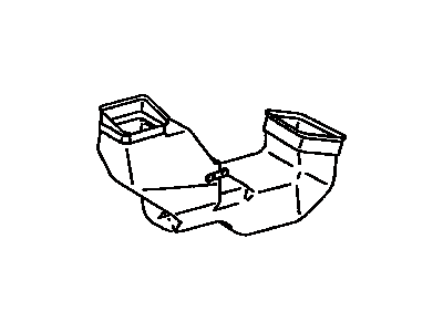 Toyota 55844-04080 Duct,  Heater To Register,  NO.2