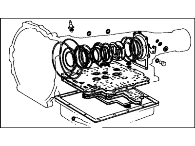 Toyota 04351-35150 Gasket Kit, Automatic Transmission Overhaul, Passenger Side