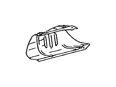 Toyota 17167-62050 Insulator,  Exhaust Manifold Heat,  NO.1