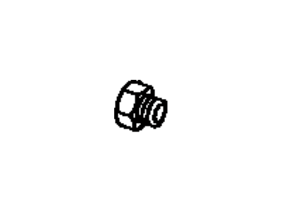 Toyota 15133-24010 Plug,  Oil Pump Relief Valve