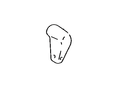 33542-22170-02 Toyota Knob Sub-Assembly, Shift Lever Illustration 1 of 1