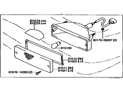 Toyota 81510-80064 Signal Lamp