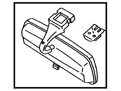 Toyota Cressida Car Mirror - 87810-22200-03