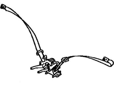 Toyota 73100-22050-03 Shoulder Belt