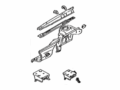Toyota 53702-22500 Apron Assembly