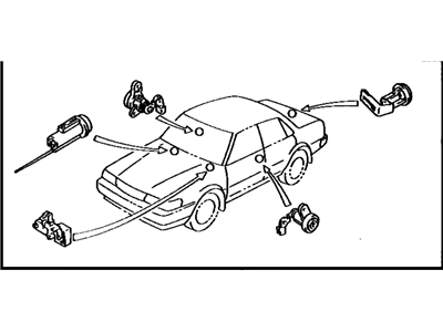 Toyota 69005-22690-02 Cylinder Set,  Lock