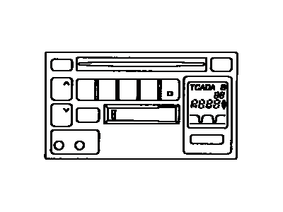 Toyota 86120-2A012 AM/FM Cassette