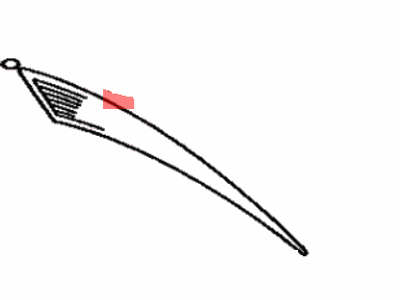 Toyota 64811-22660 Back Glass