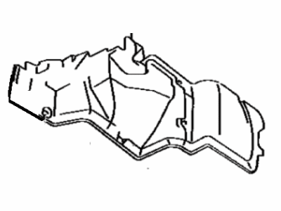 Toyota 64721-22280-03 Rear Quarter Trim